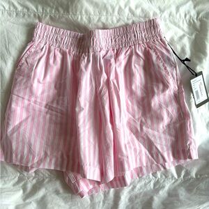 Brunette the label striped shorts